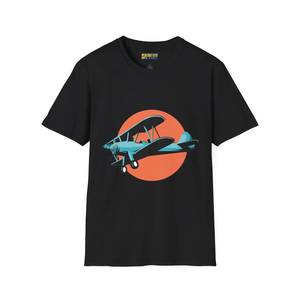 Vintage Biplane Silhouette Aviation T-Shirt - Pilot gifts - WWII warbird t-shirt