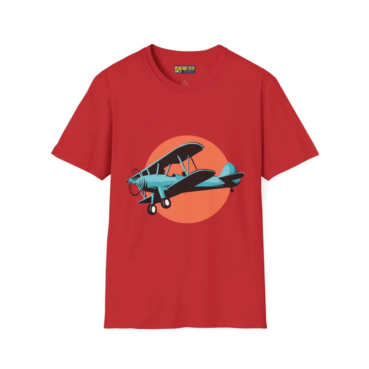 Vintage Biplane Silhouette Aviation T-Shirt - Pilot gifts - WWII warbird t-shirt