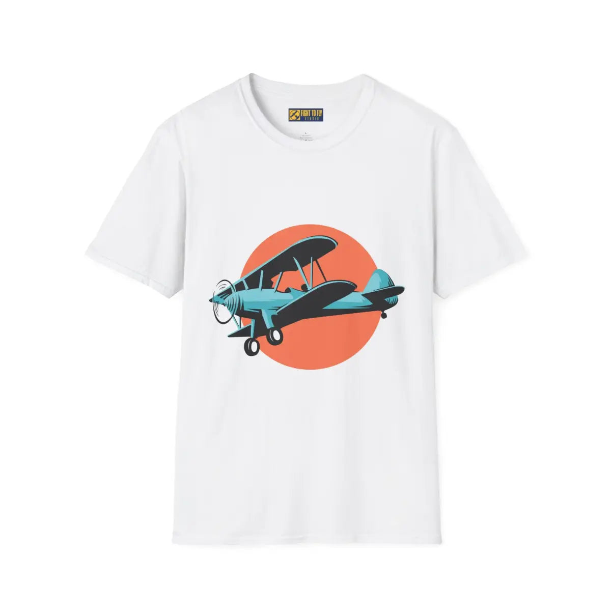 Vintage Biplane Silhouette Aviation T-Shirt - Pilot gifts - WWII warbird t-shirt