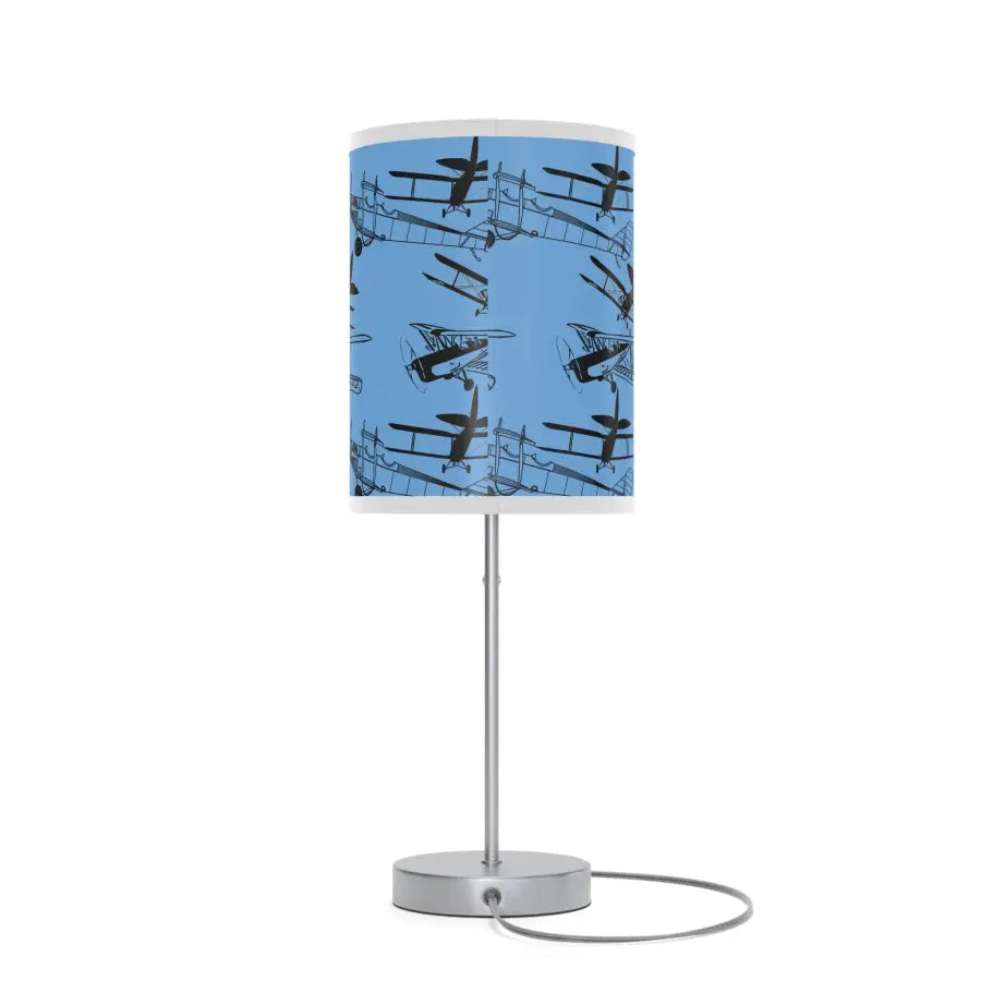 Vintage Biplanes Silhouette Table Lamp - Modern Home Decor - Gifts for pilots - Aviation apparel