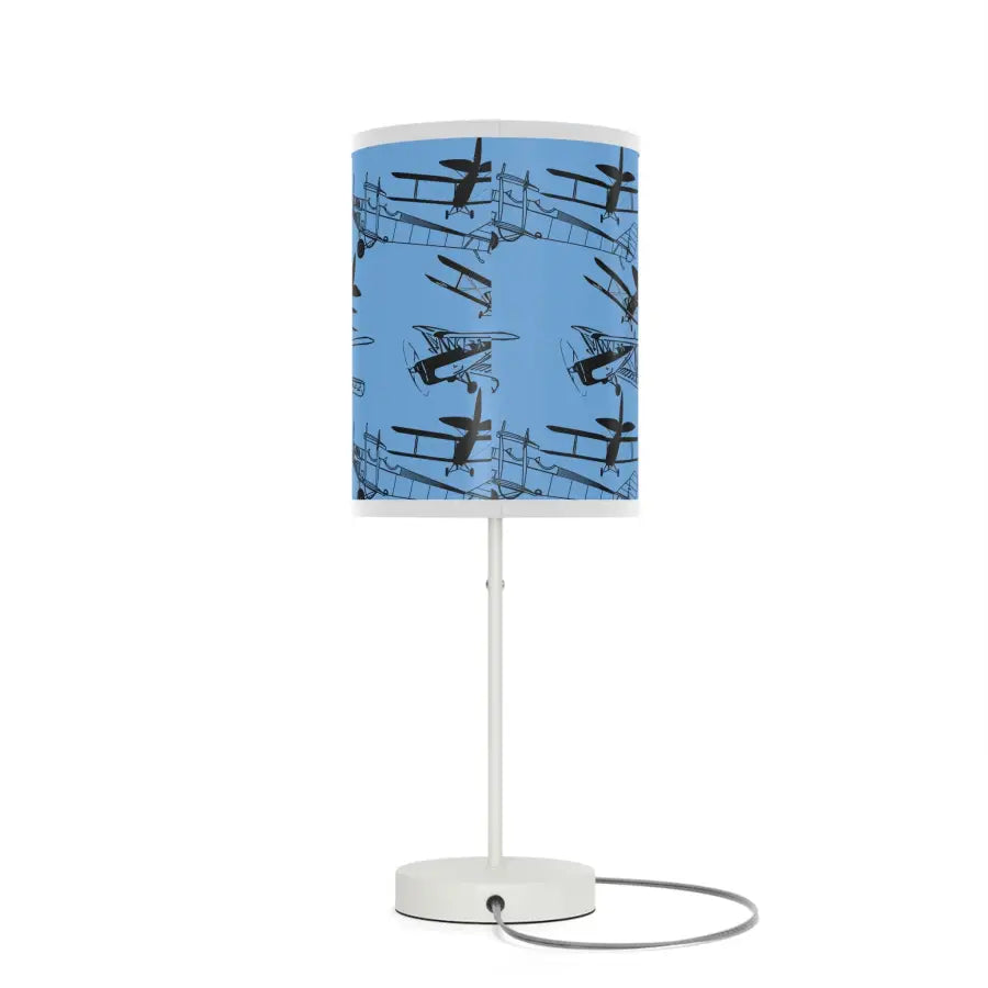 Vintage Biplanes Silhouette Table Lamp - Modern Home Decor - Gifts for pilots - Aviation apparel