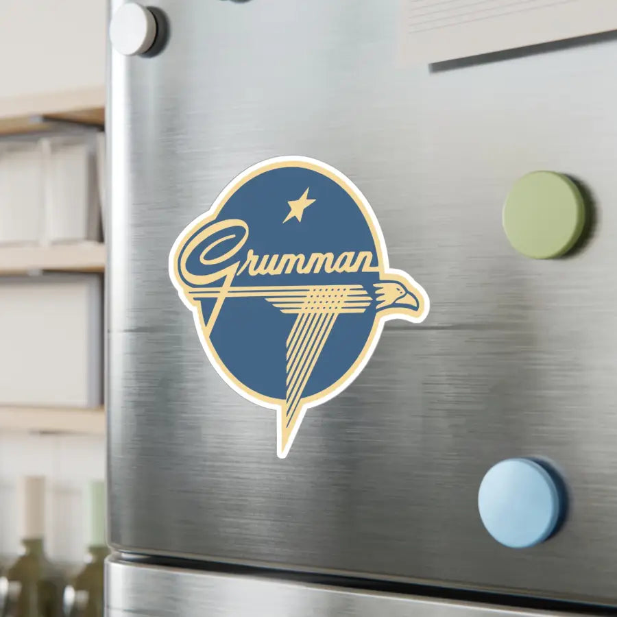 Vintage Grumman Kiss-Cut Vinyl Decal - Paper products - Gifts for pilots - Aviation apparel