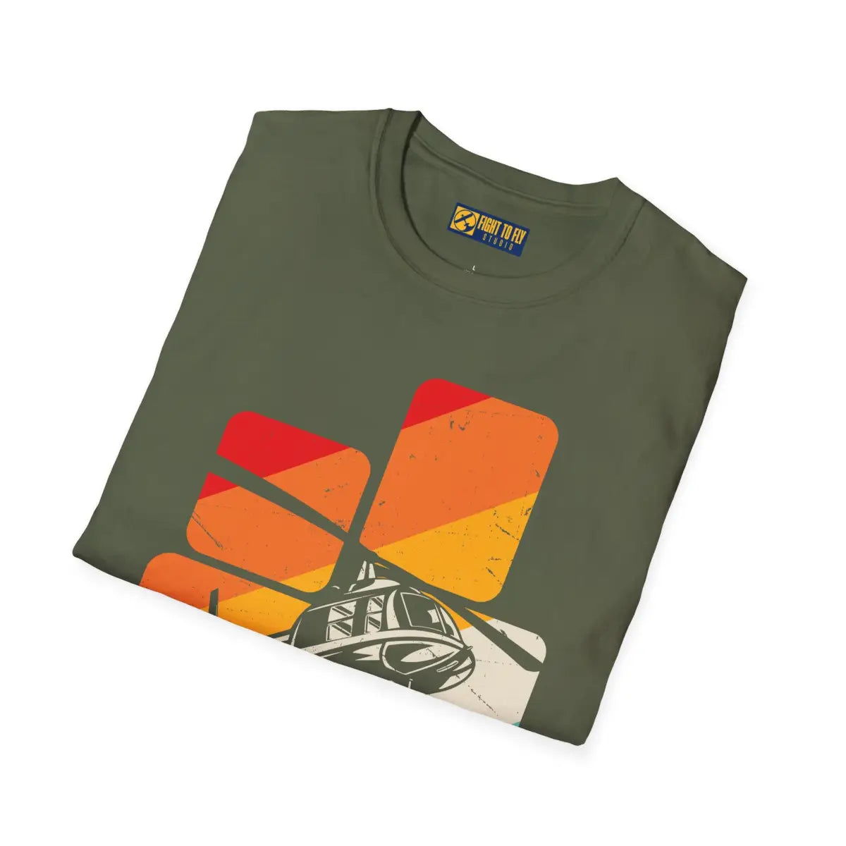 Vintage Helicopter Graphic T-shirt - T-Shirt - Gifts for pilots - Aviation apparel
