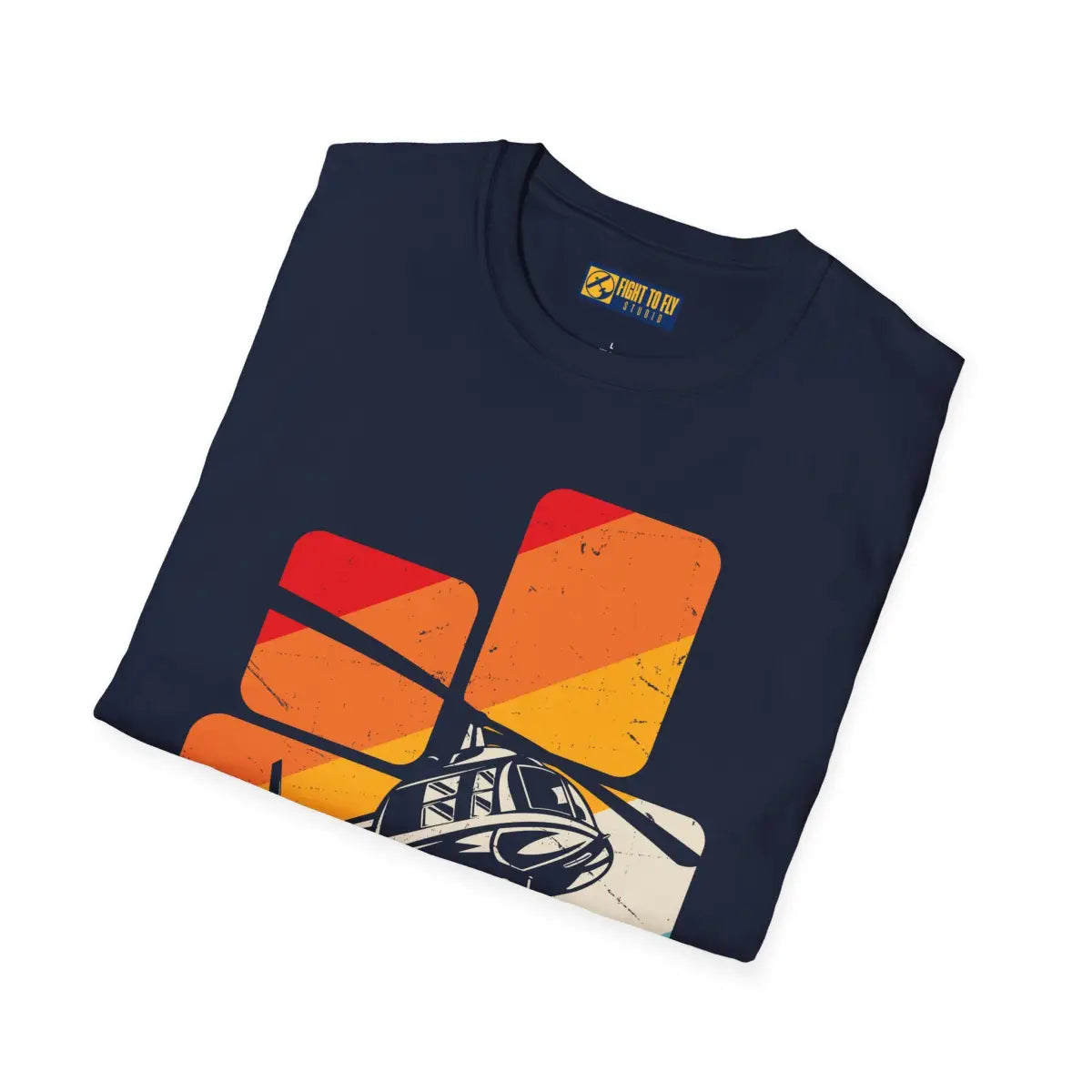 Vintage Helicopter Graphic T-shirt - T-Shirt - Gifts for pilots - Aviation apparel