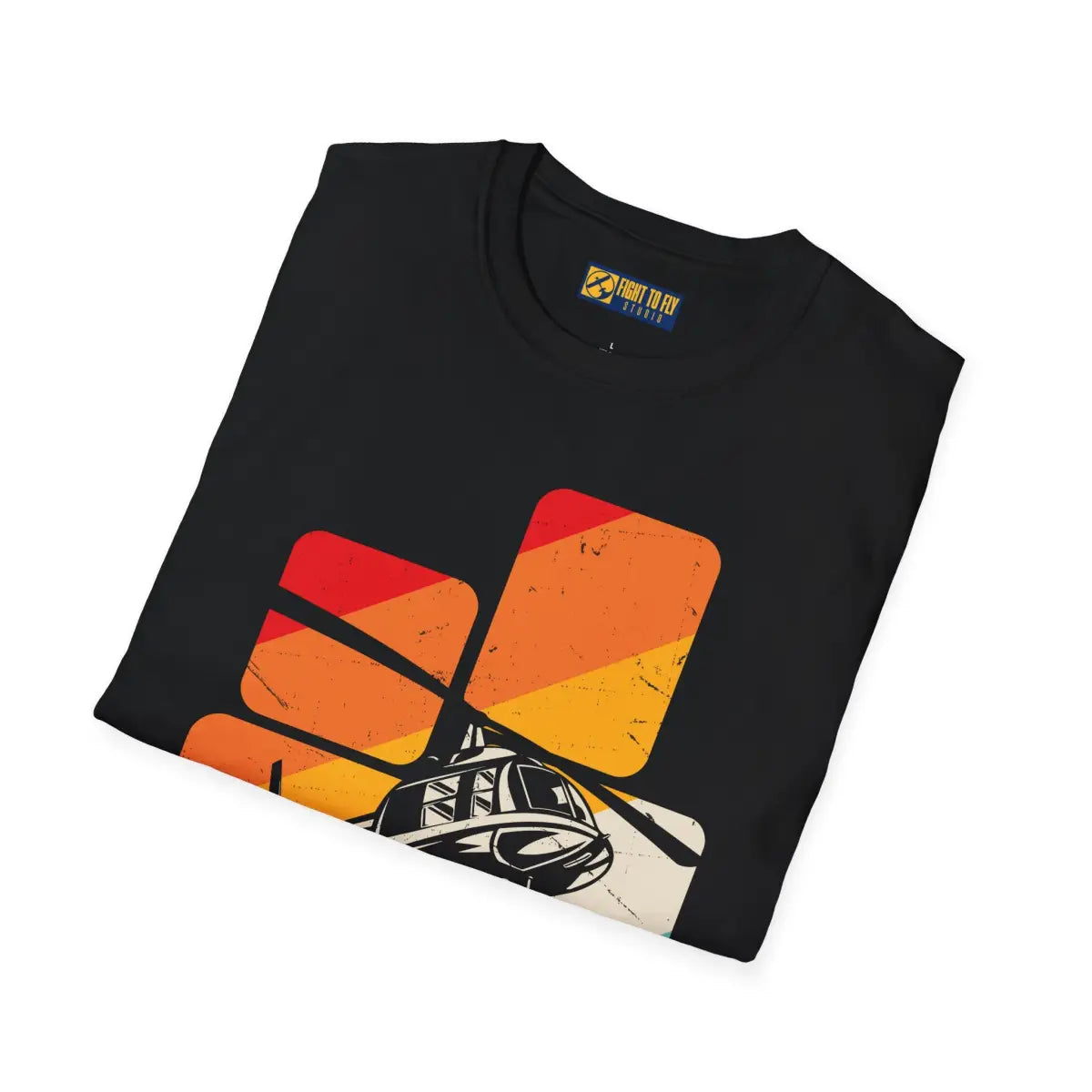 Vintage Helicopter Graphic T-shirt - T-Shirt - Gifts for pilots - Aviation apparel