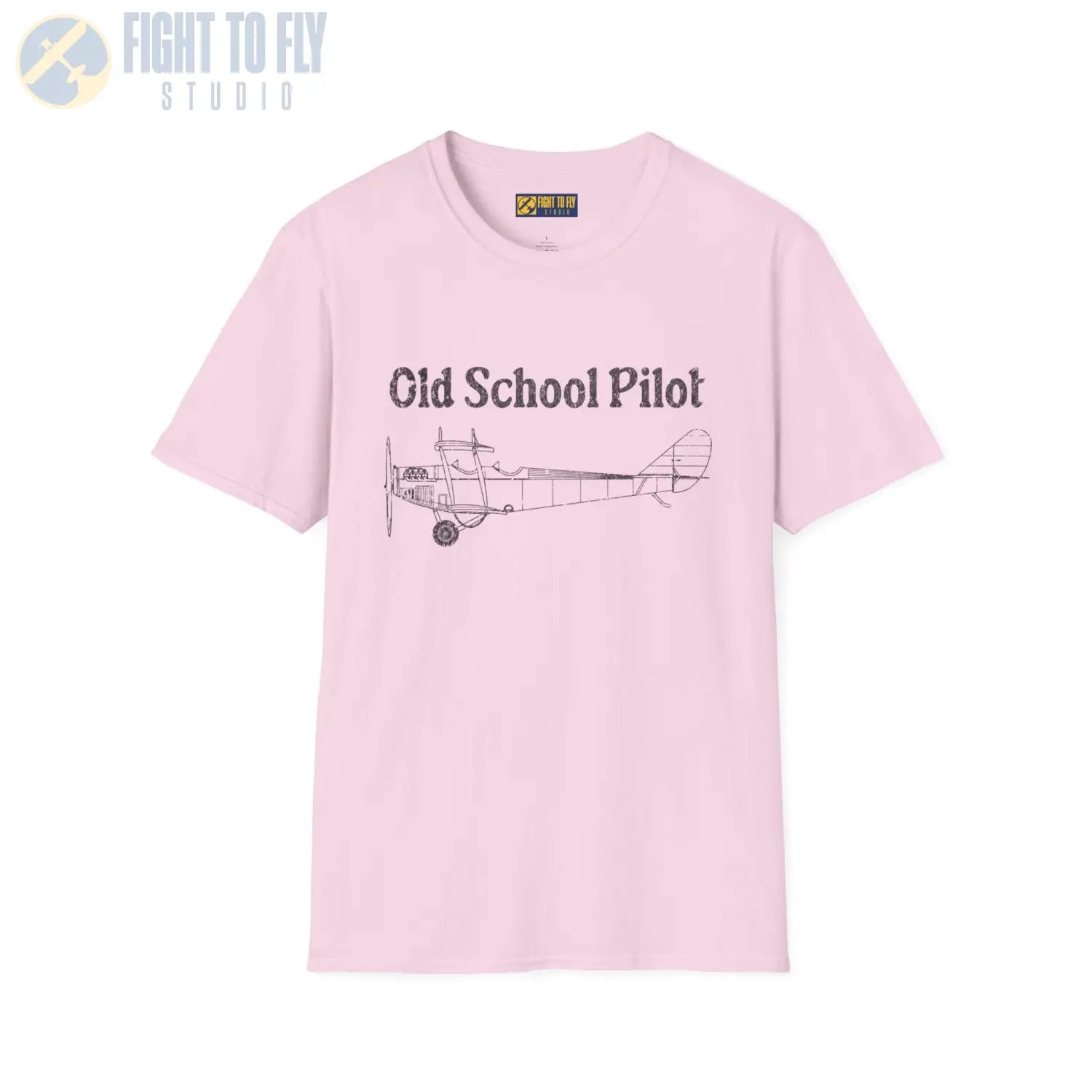 Vintage Old School Pilot - T-Shirt - gifts - WWII warbird t-shirt