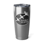 Vintage Republic Aviation 20oz Tumbler - Mug - Pilot gifts - WWII warbird t-shirt