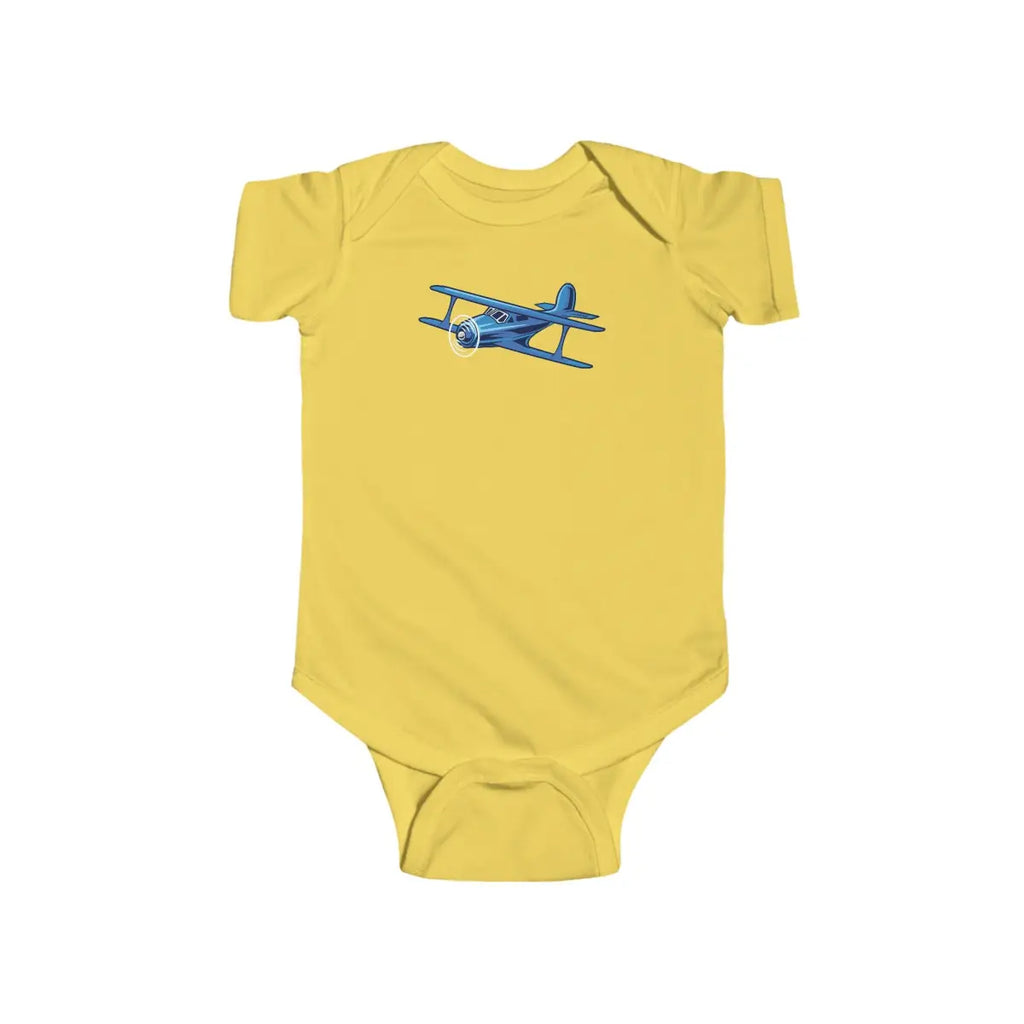 Vintage Staggerwing Infant Bodysuit - Kids clothes - Pilot gifts - WWII warbird t-shirt