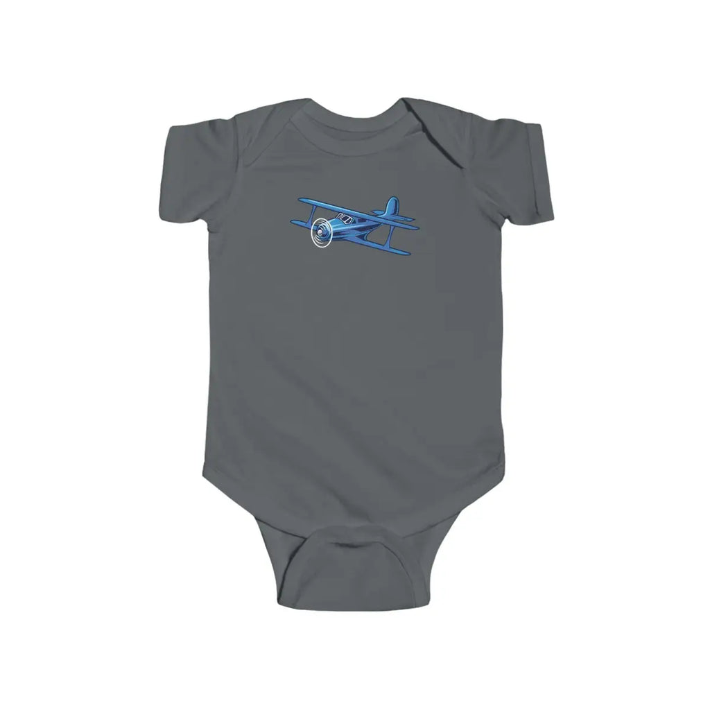 Vintage Staggerwing Infant Bodysuit - Kids clothes - Pilot gifts - WWII warbird t-shirt