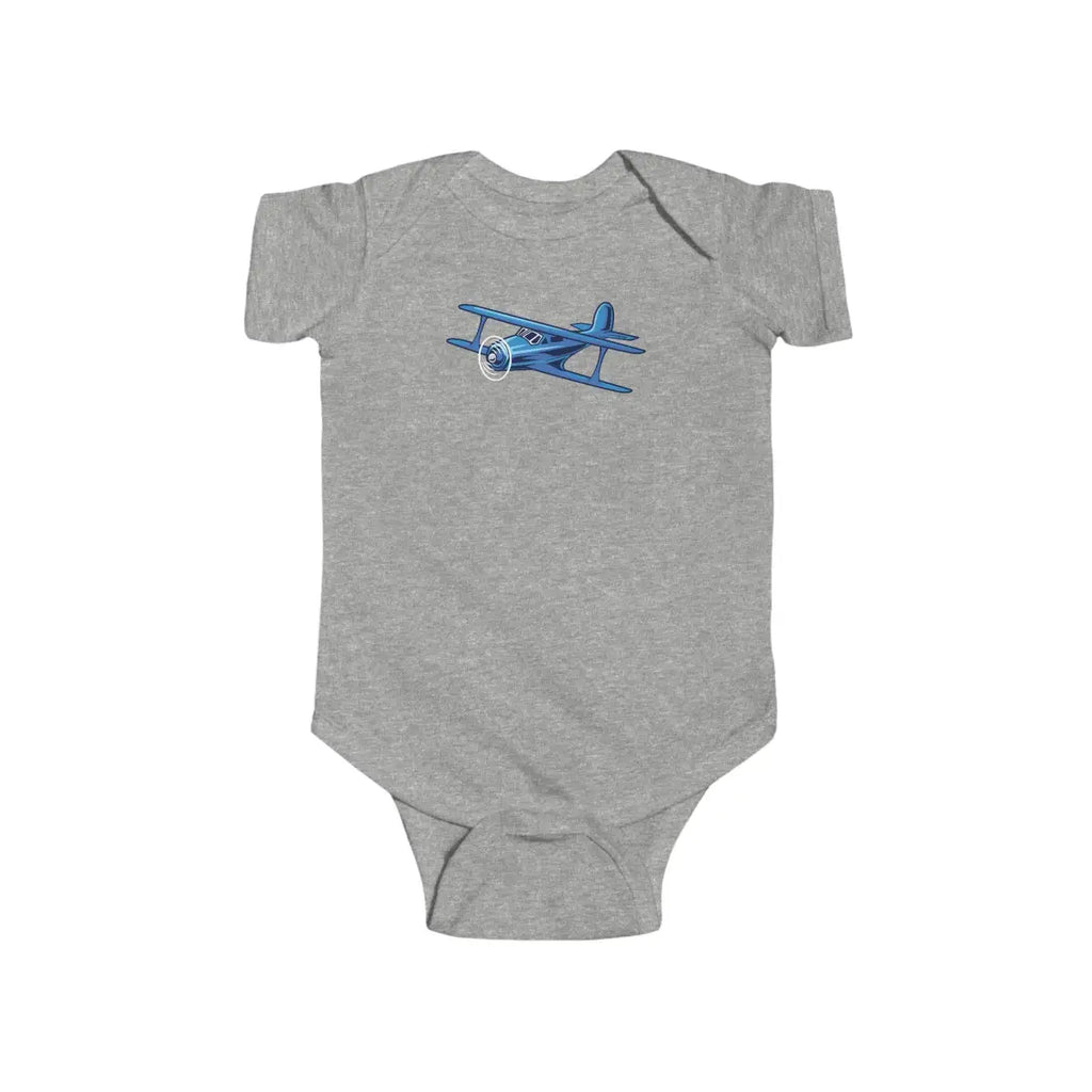 Vintage Staggerwing Infant Bodysuit - Kids clothes - Pilot gifts - WWII warbird t-shirt