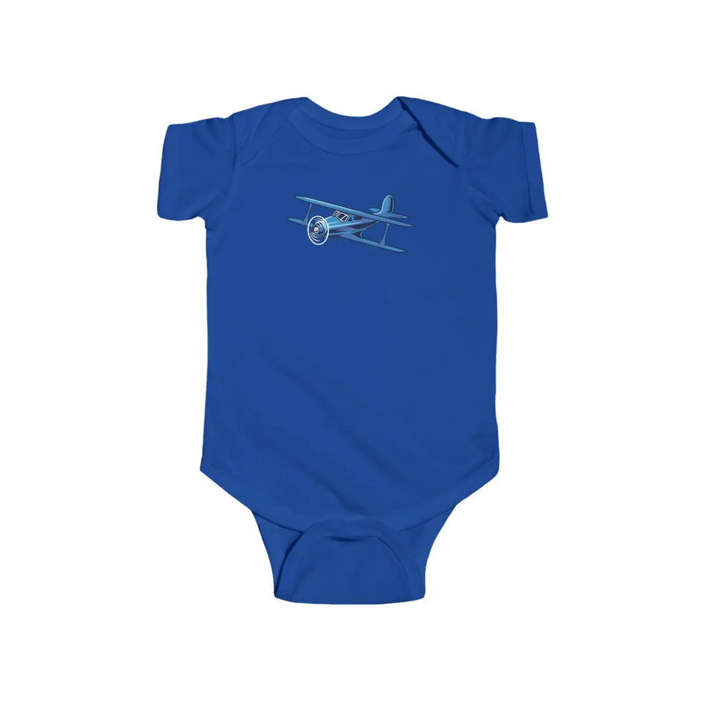 Vintage Staggerwing Infant Bodysuit - Kids clothes - Pilot gifts - WWII warbird t-shirt