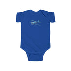 Vintage Staggerwing Infant Bodysuit - Kids clothes - Pilot gifts - WWII warbird t-shirt