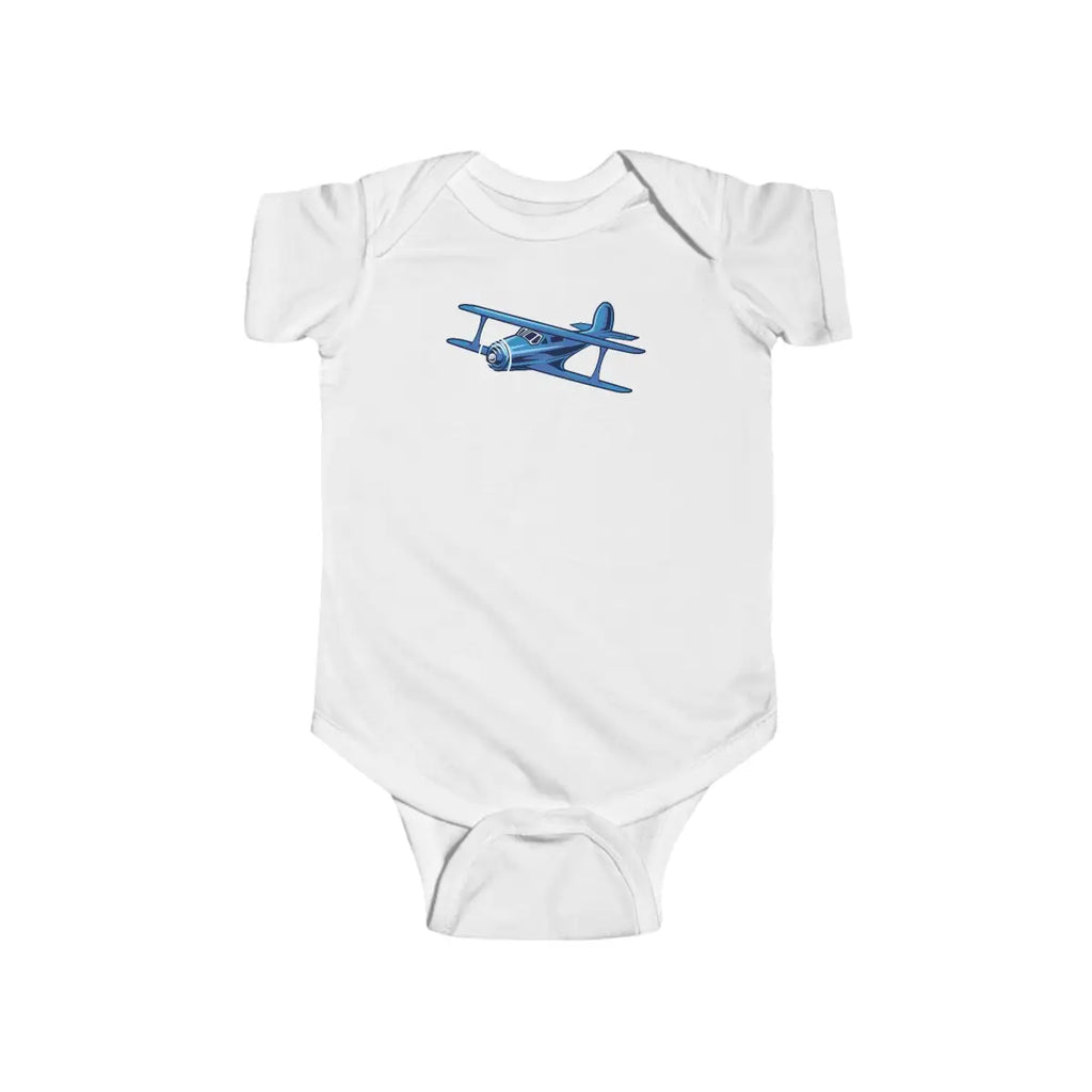 Vintage Staggerwing Infant Bodysuit - Kids clothes - Pilot gifts - WWII warbird t-shirt