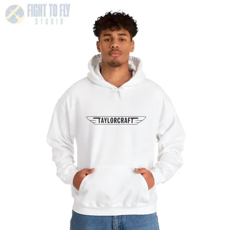 Vintage Taylorcraft Unisex Heavy Blend™ Hooded Sweatshirt - Perfect for Everyday Comfort - Hoodie - Gifts pilots
