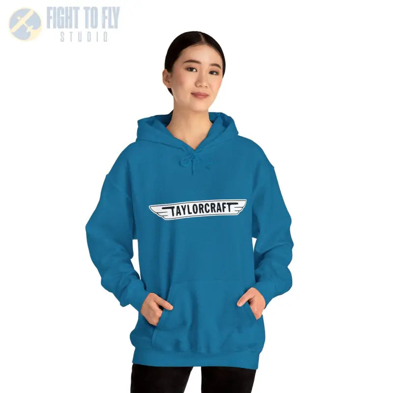Vintage Taylorcraft Unisex Heavy Blend™ Hooded Sweatshirt - Perfect for Everyday Comfort - Hoodie - Gifts pilots