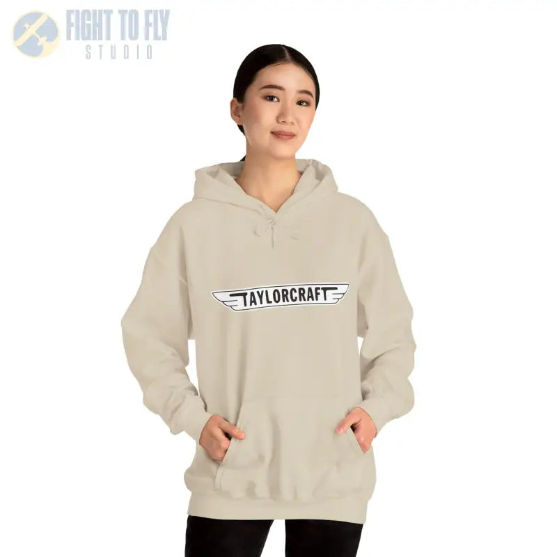 Vintage Taylorcraft Unisex Heavy Blend™ Hooded Sweatshirt - Perfect for Everyday Comfort - Hoodie - Gifts pilots
