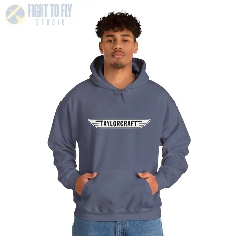 Vintage Taylorcraft Unisex Heavy Blend™ Hooded Sweatshirt - Perfect for Everyday Comfort - Hoodie - Gifts pilots