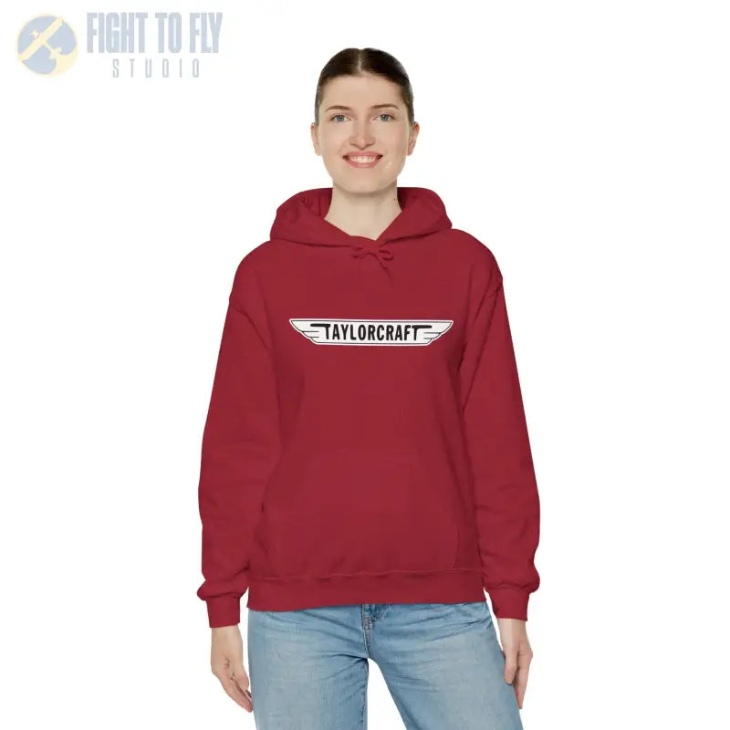 Vintage Taylorcraft Unisex Heavy Blend™ Hooded Sweatshirt - Perfect for Everyday Comfort - Hoodie - Gifts pilots