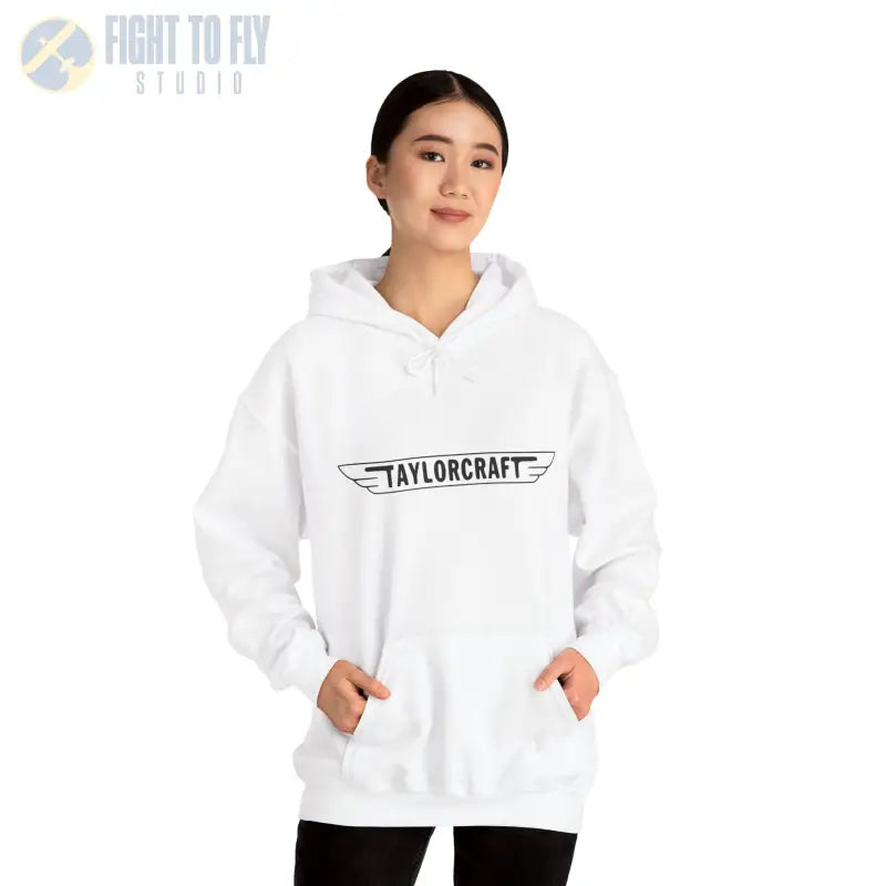 Vintage Taylorcraft Unisex Heavy Blend™ Hooded Sweatshirt - Perfect for Everyday Comfort - Hoodie - Gifts pilots