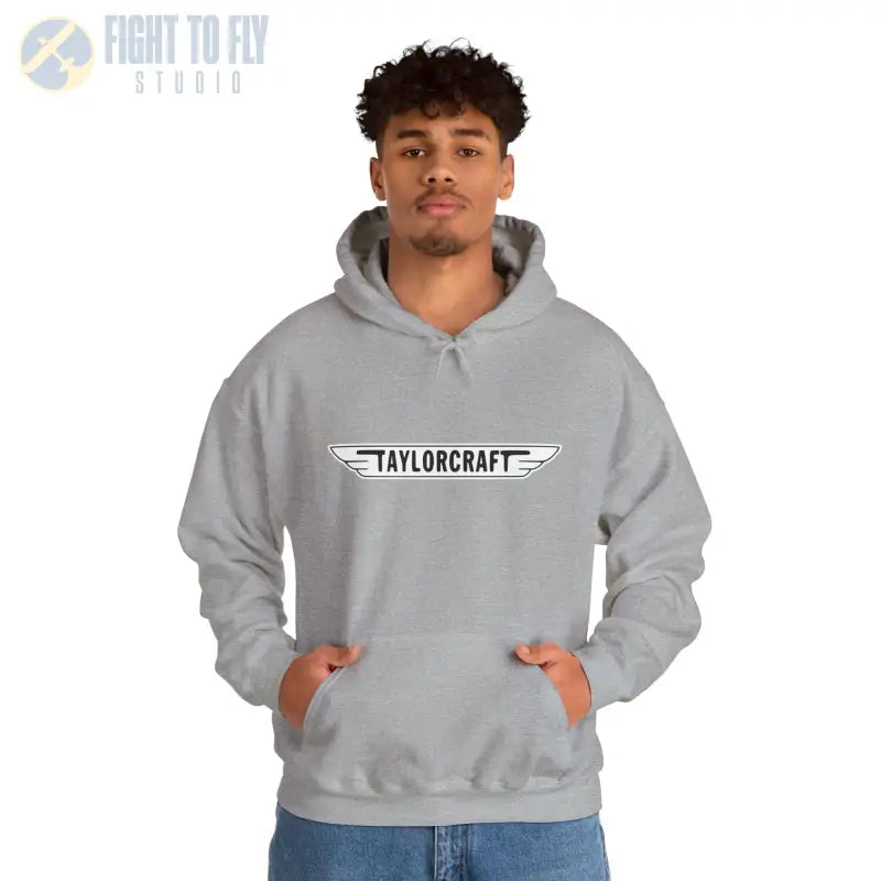 Vintage Taylorcraft Unisex Heavy Blend™ Hooded Sweatshirt - Perfect for Everyday Comfort - Hoodie - Gifts pilots