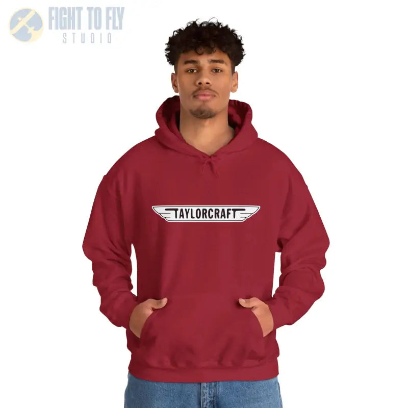 Vintage Taylorcraft Unisex Heavy Blend™ Hooded Sweatshirt - Perfect for Everyday Comfort - Hoodie - Gifts pilots