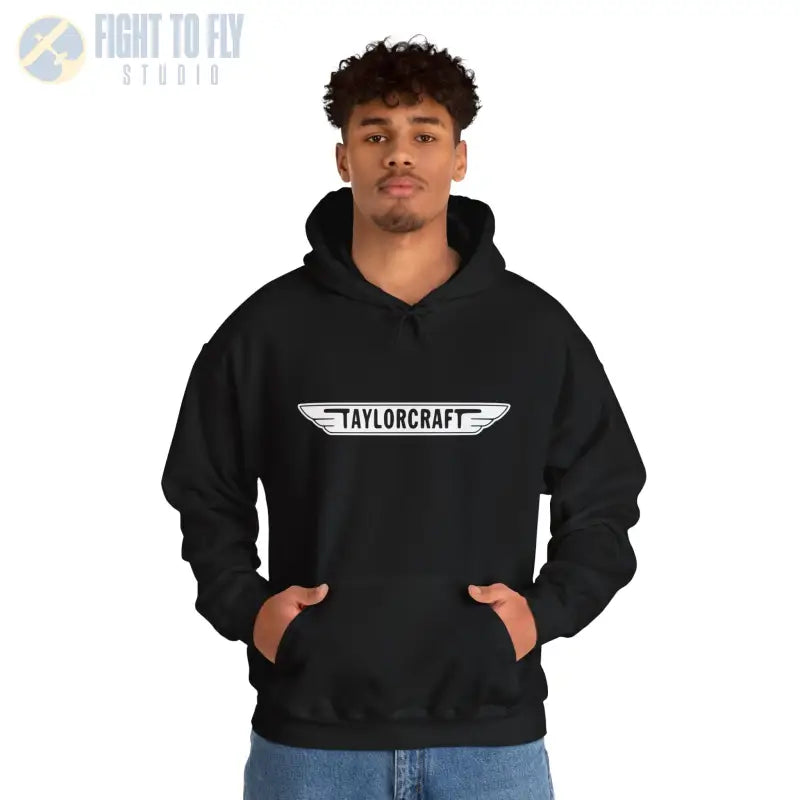 Vintage Taylorcraft Unisex Heavy Blend™ Hooded Sweatshirt - Perfect for Everyday Comfort - Hoodie - Gifts pilots