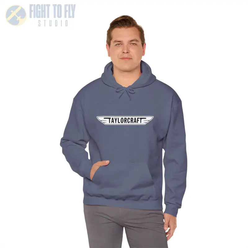 Vintage Taylorcraft Unisex Heavy Blend™ Hooded Sweatshirt - Perfect for Everyday Comfort - Hoodie - Gifts pilots