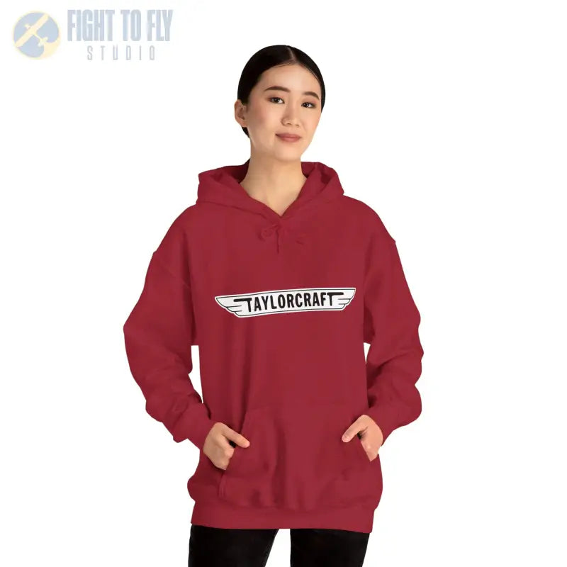 Vintage Taylorcraft Unisex Heavy Blend™ Hooded Sweatshirt - Perfect for Everyday Comfort - Hoodie - Gifts pilots