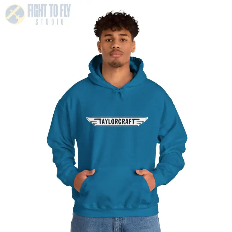 Vintage Taylorcraft Unisex Heavy Blend™ Hooded Sweatshirt - Perfect for Everyday Comfort - Hoodie - Gifts pilots