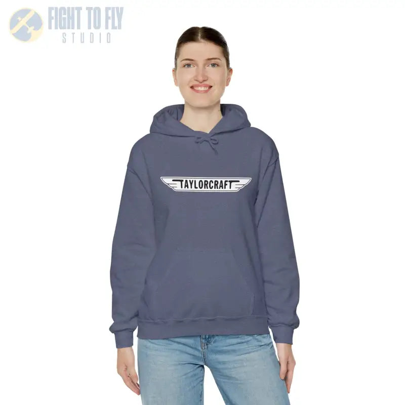 Vintage Taylorcraft Unisex Heavy Blend™ Hooded Sweatshirt - Perfect for Everyday Comfort - Hoodie - Gifts pilots