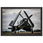 Vought F4U-7 Corsair – Folded Wings at Arlington Airport - Print Material - Pilot gifts - WWII warbird t-shirt