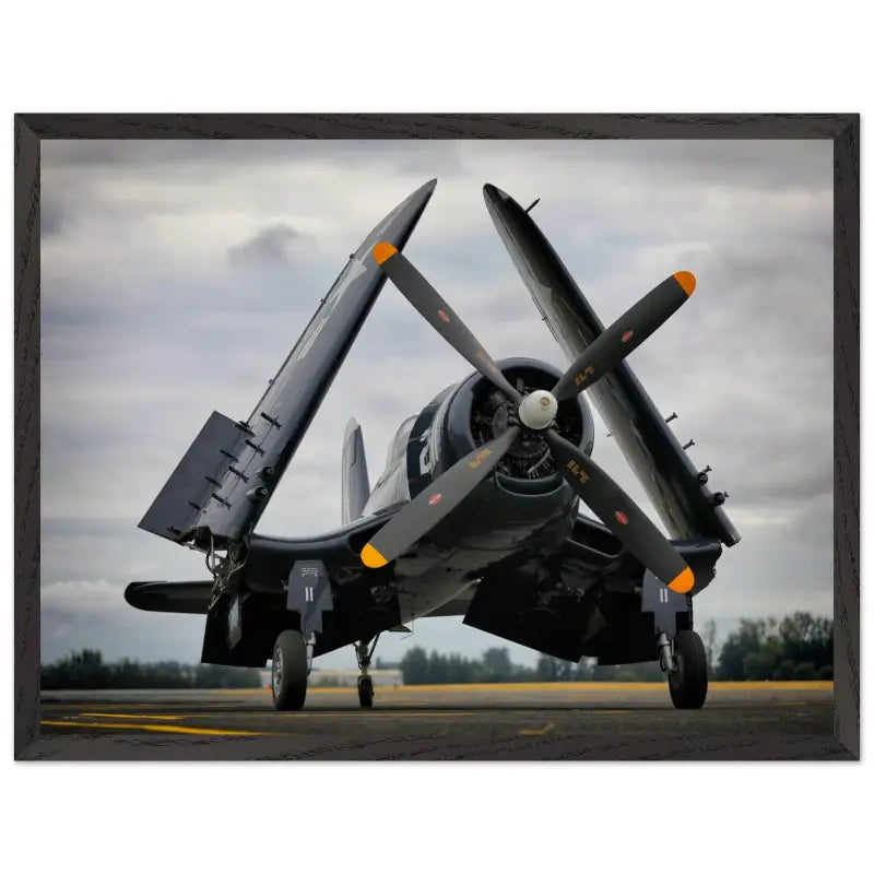 Vought F4U-7 Corsair – Folded Wings at Arlington Airport - Print Material - Pilot gifts - WWII warbird t-shirt