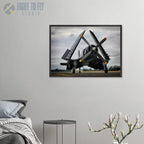 Vought F4U-7 Corsair – Folded Wings at Arlington Airport - Print Material - Pilot gifts - WWII warbird t-shirt