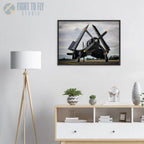 Vought F4U-7 Corsair – Folded Wings at Arlington Airport - Print Material - Pilot gifts - WWII warbird t-shirt