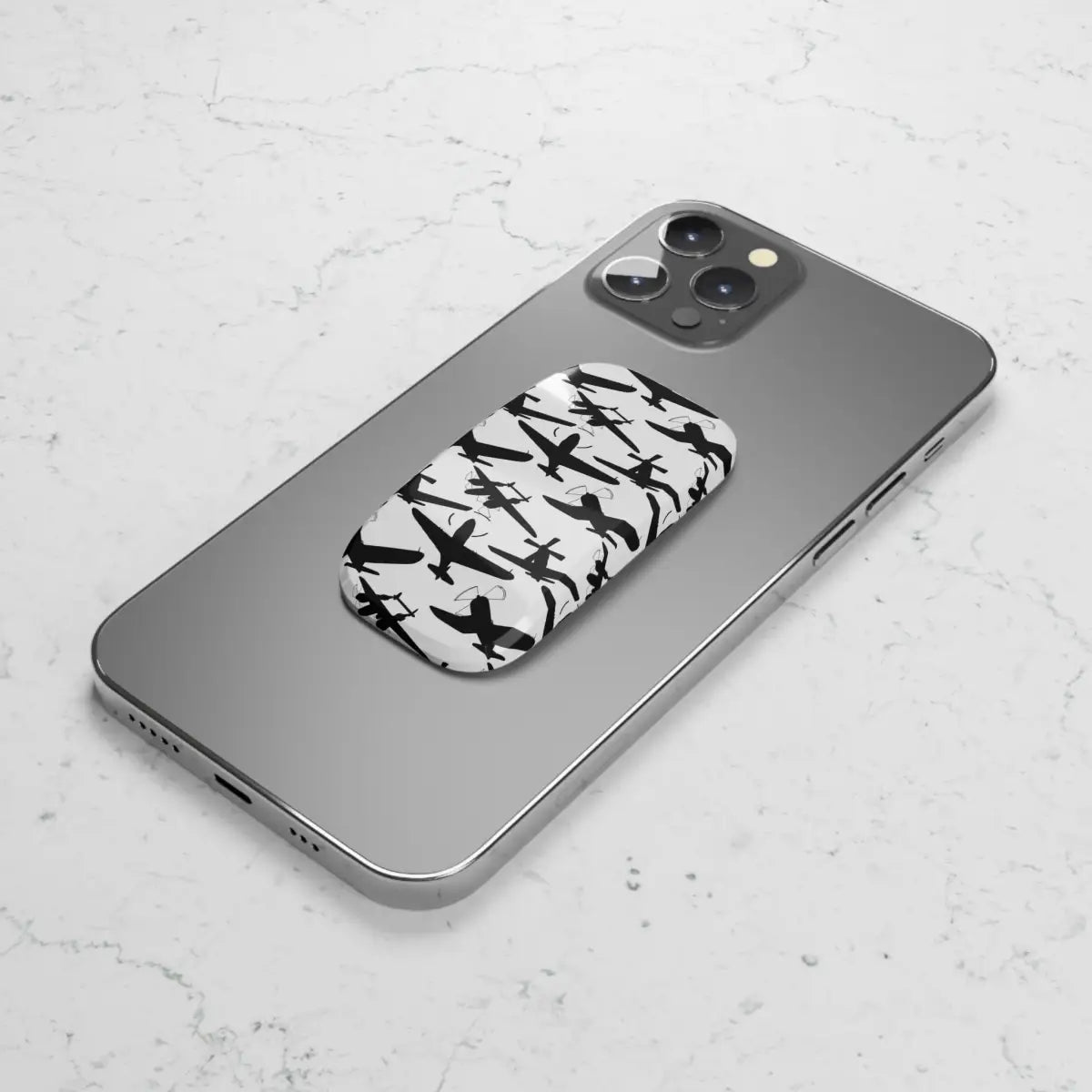 Warbird Aviation-Themed Phone Click-On Grip - Airplane Design - Accessories - Gifts for pilots - Aviation apparel