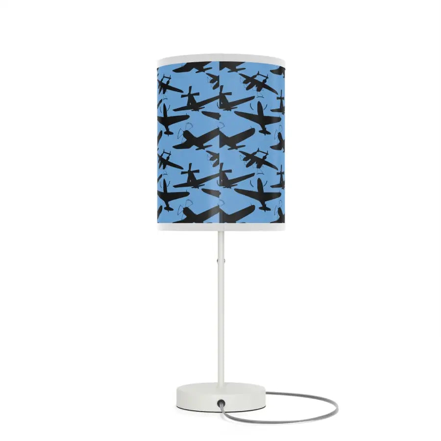 Warbird Silhouette Table Lamp - Modern Home Decor - Gifts for pilots - Aviation apparel