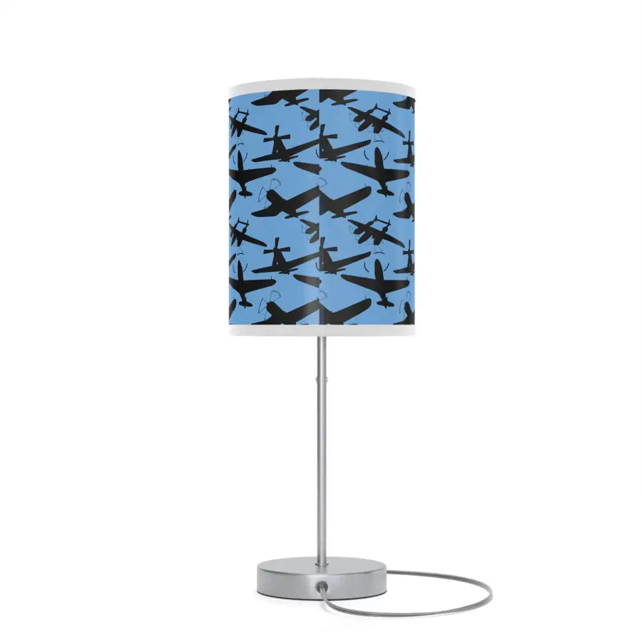 Warbird Silhouette Table Lamp - Modern Home Decor - Gifts for pilots - Aviation apparel