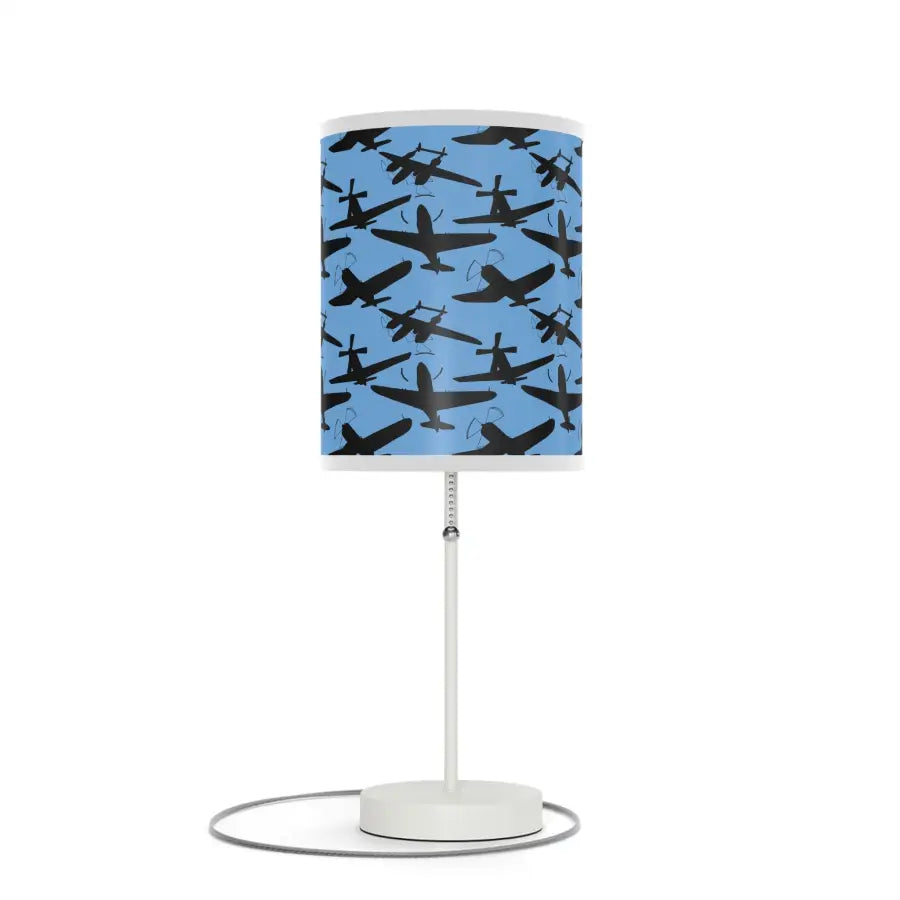 Warbird Silhouette Table Lamp - Modern Home Decor - Gifts for pilots - Aviation apparel