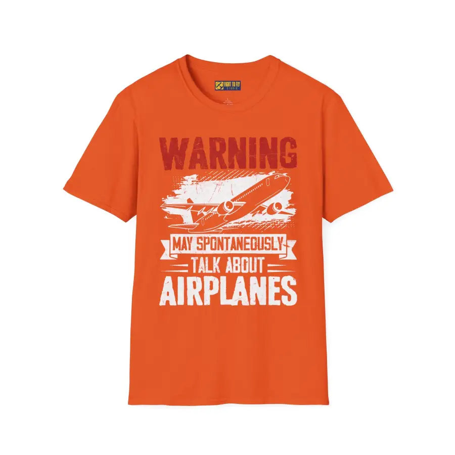 Warning Airplane Enthusiast - T-Shirt - Pilot gifts - WWII warbird t-shirt