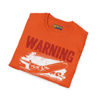 Warning Airplane Enthusiast - T-Shirt - Pilot gifts - WWII warbird t-shirt