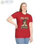 We’re Not Better Than You Just Way Cooler - Modern Female Pilot T-Shirt - gifts - WWII warbird t-shirt