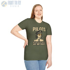 We’re Not Better Than You Just Way Cooler - Modern Female Pilot T-Shirt - gifts - WWII warbird t-shirt