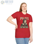 We’re Not Better Than You Just Way Cooler - Vintage Female Pilot T-Shirt - gifts - WWII warbird t-shirt