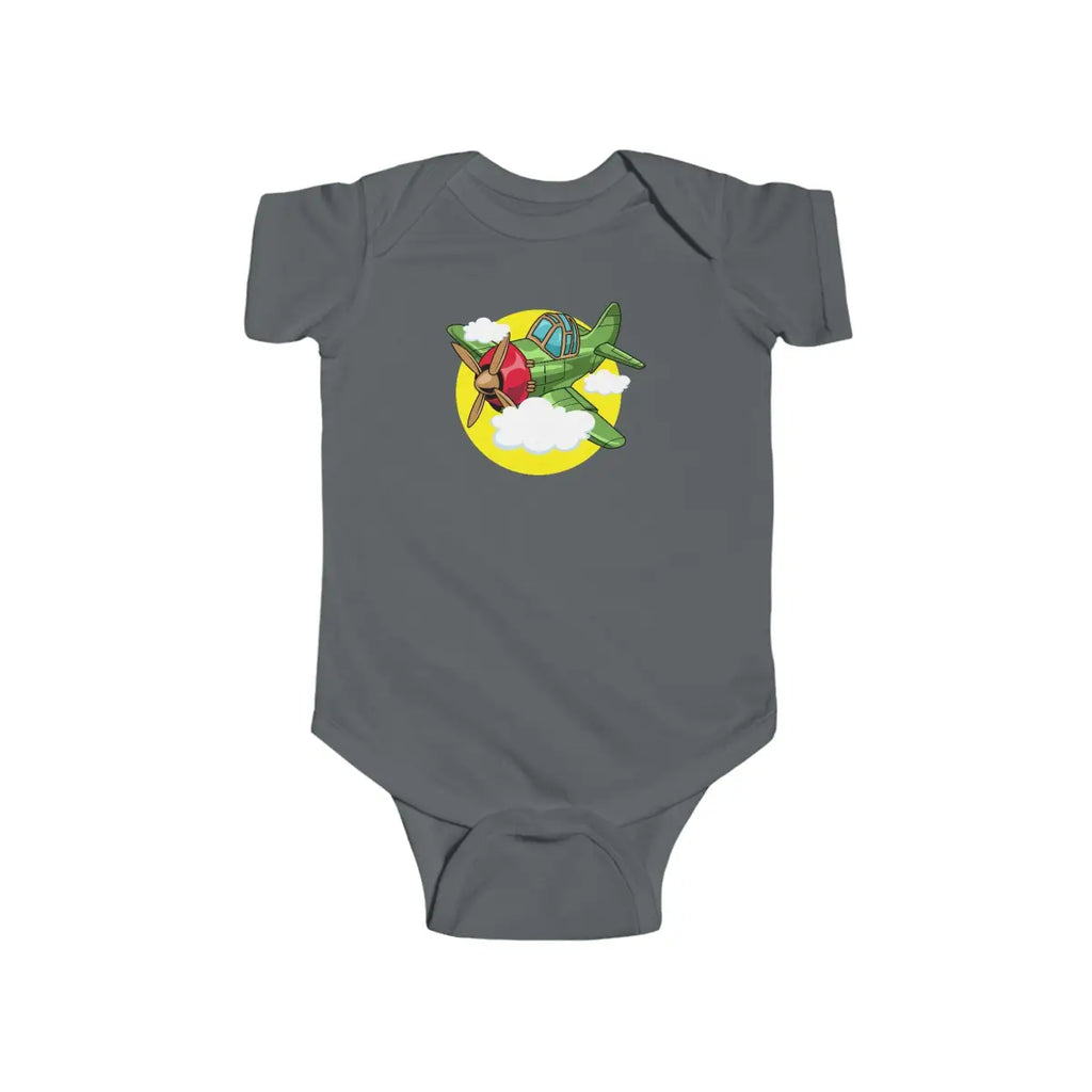 Whimsical Airplane Infant Bodysuit - Kids clothes - Pilot gifts - WWII warbird t-shirt