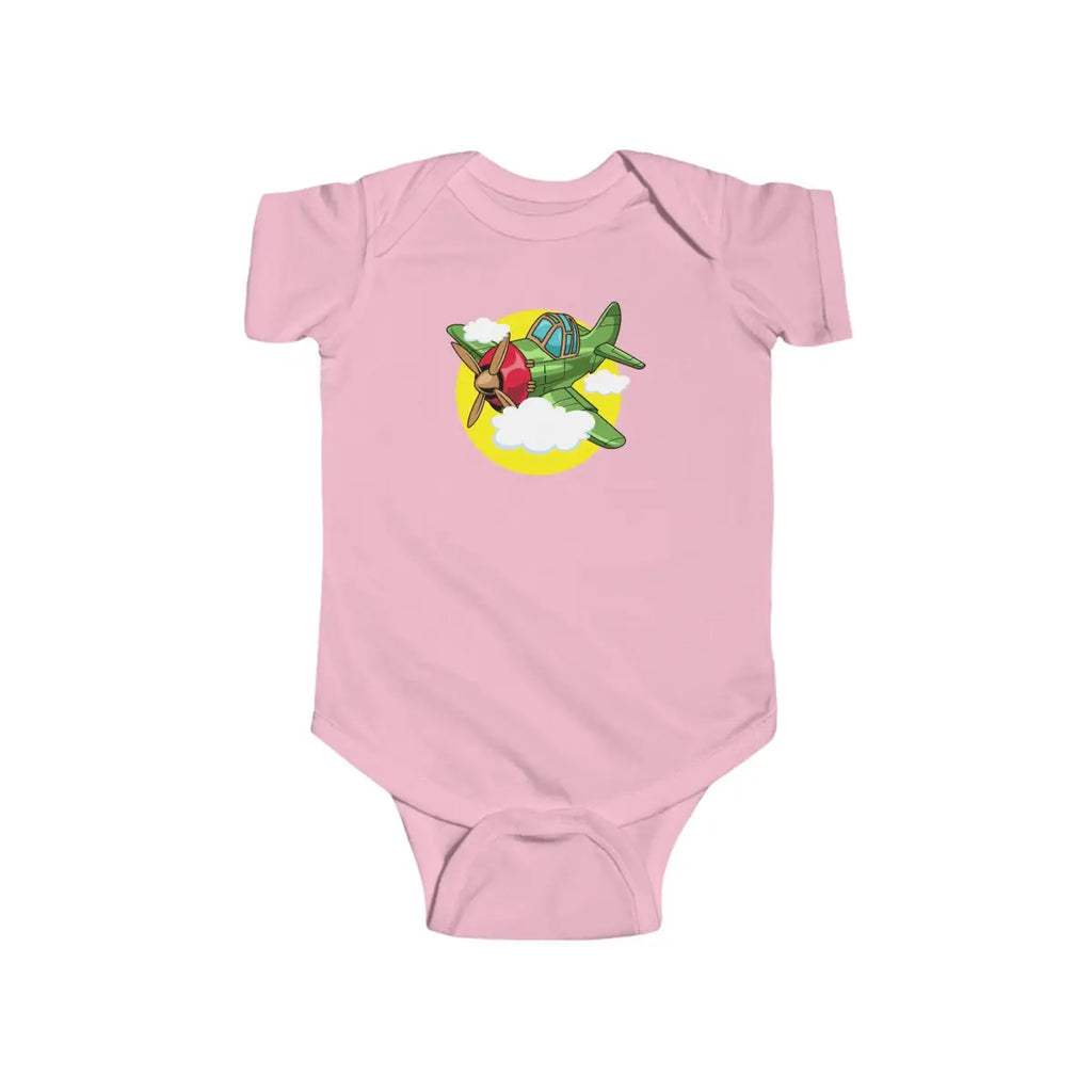Whimsical Airplane Infant Bodysuit - Kids clothes - Pilot gifts - WWII warbird t-shirt