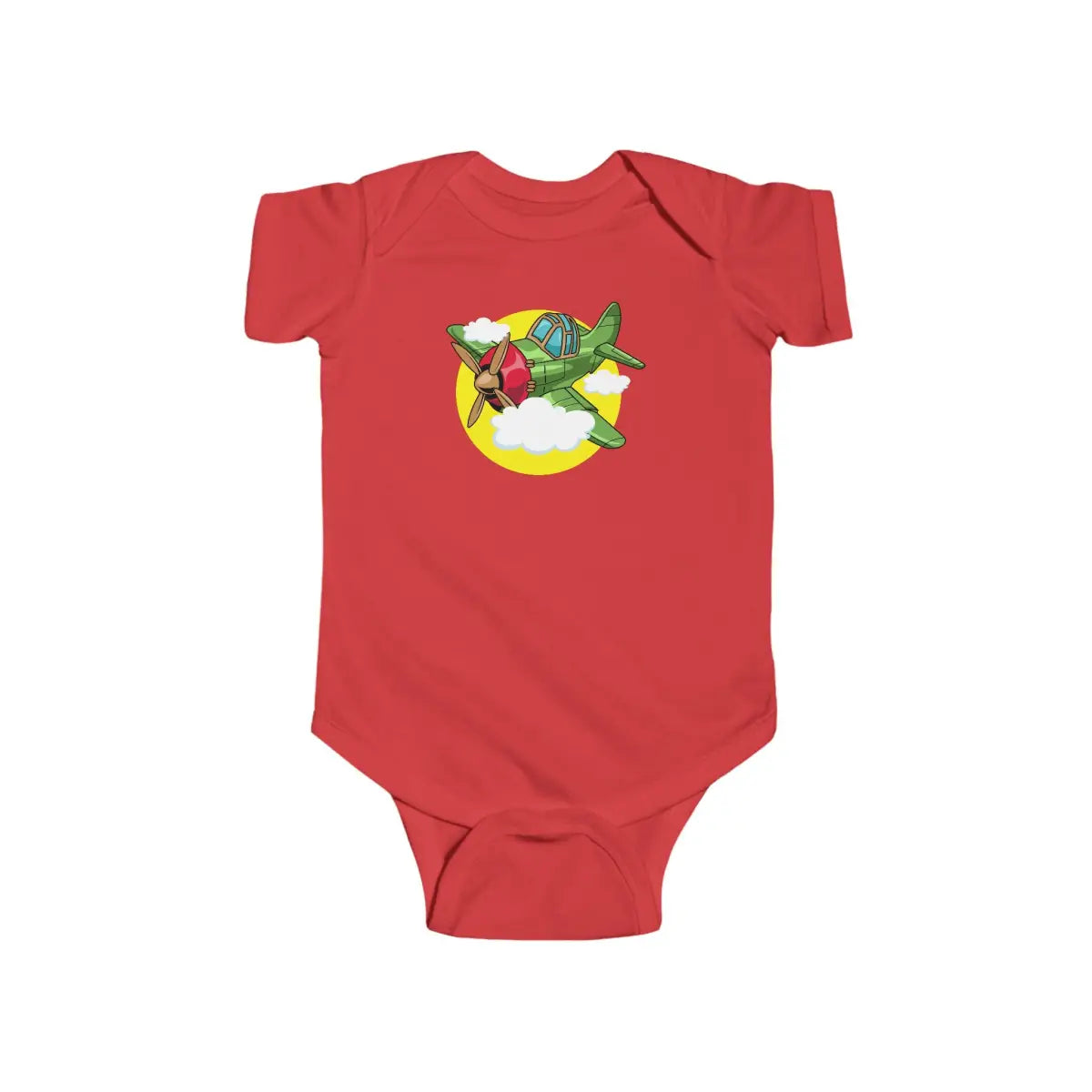 Whimsical Airplane Infant Bodysuit - Kids clothes - Pilot gifts - WWII warbird t-shirt