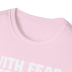 With Fear For Our Democracy - Flag - T-Shirt - Pilot gifts - WWII warbird t-shirt