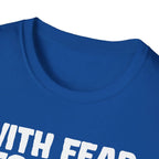 With Fear For Our Democracy - Flag - T-Shirt - Pilot gifts - WWII warbird t-shirt