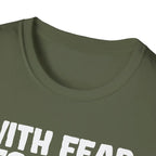 With Fear For Our Democracy - Flag - T-Shirt - Pilot gifts - WWII warbird t-shirt