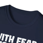 With Fear For Our Democracy - Flag - T-Shirt - Pilot gifts - WWII warbird t-shirt